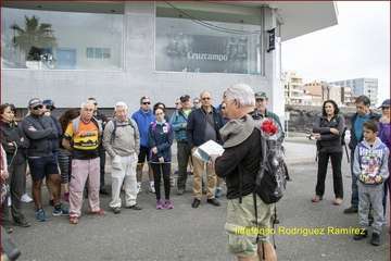 Ruta por la costa en memoria de José Luis González Ruano (Foto Ildefonso Rodríguez y TA)